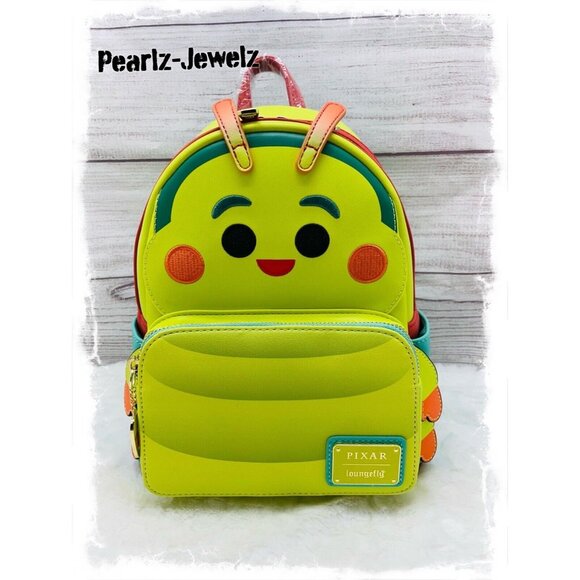 Loungefly Handbags - Loungefly Disney A Bugs Life Heimlich Figural Cosplay Caterpillar Mini Backpack